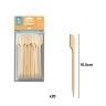 Espeto Bambu com Pega 10.5cm Pack 20 Espeto Bambu com Pega 10.5cm Pack 20