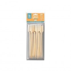 Espeto Bambu com Pega 13.5cm Pack 20
