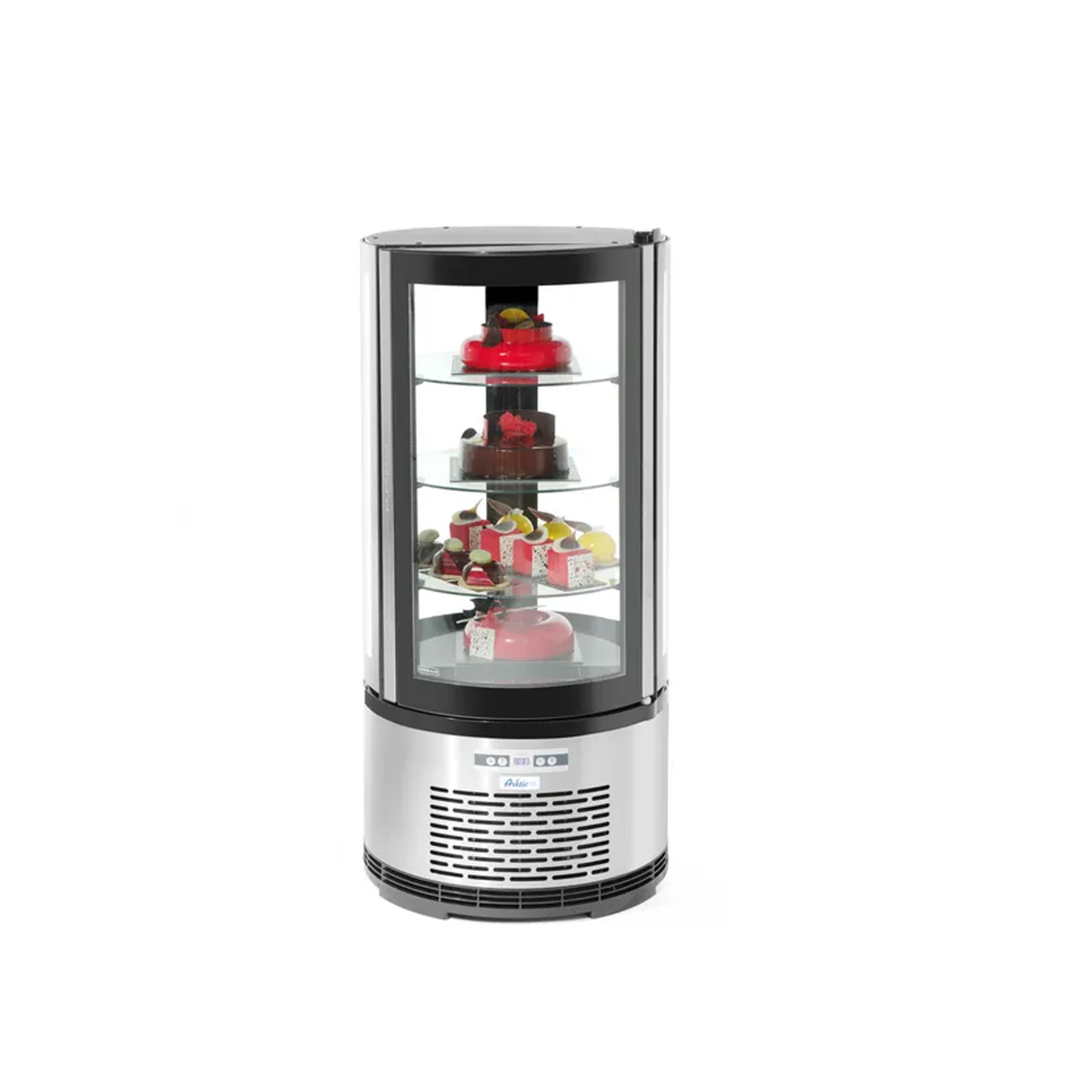 Expositor Bolos Inox 3 Níveis 210W 100L 48X103cm