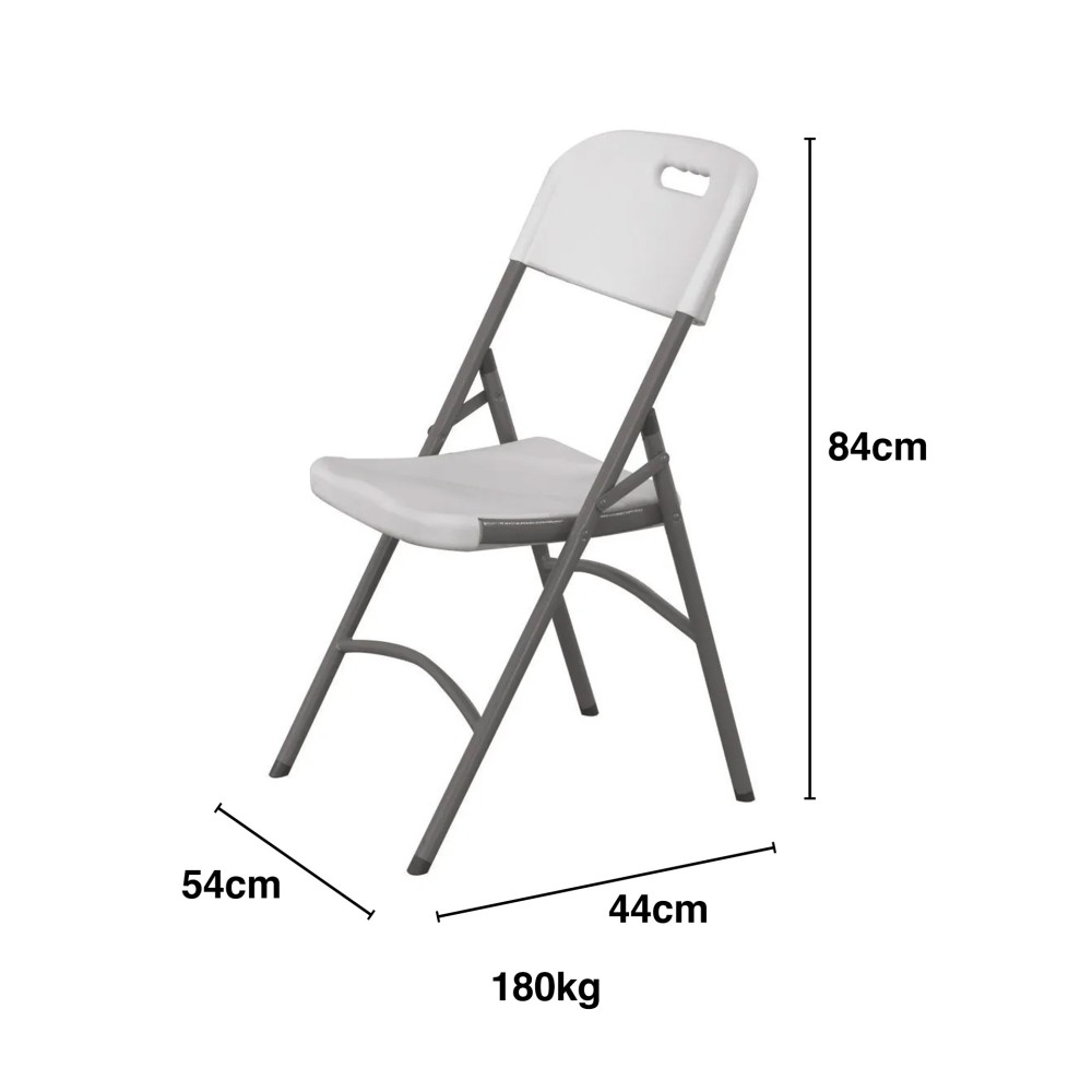 Cadeira Catering Polietileno 180kg 54X44X84cm