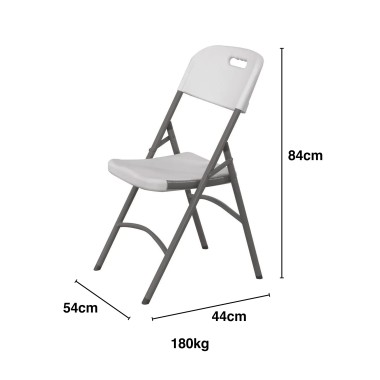 Cadeira Catering Polietileno 180kg 54X44X84cm
