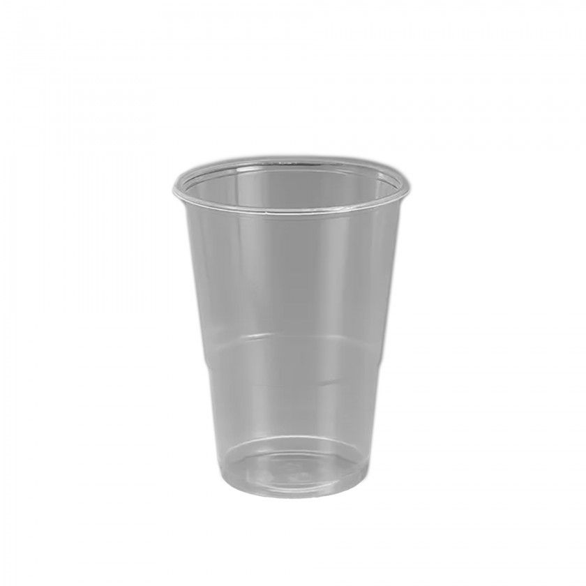 Copo Plástico Reutilizável Incolor 500ml 9.5X6.3X12.5cm Pack 25 Copo Plástico Reutilizável Incolor 500ml 9.5X6.3X12.5cm Pack 25