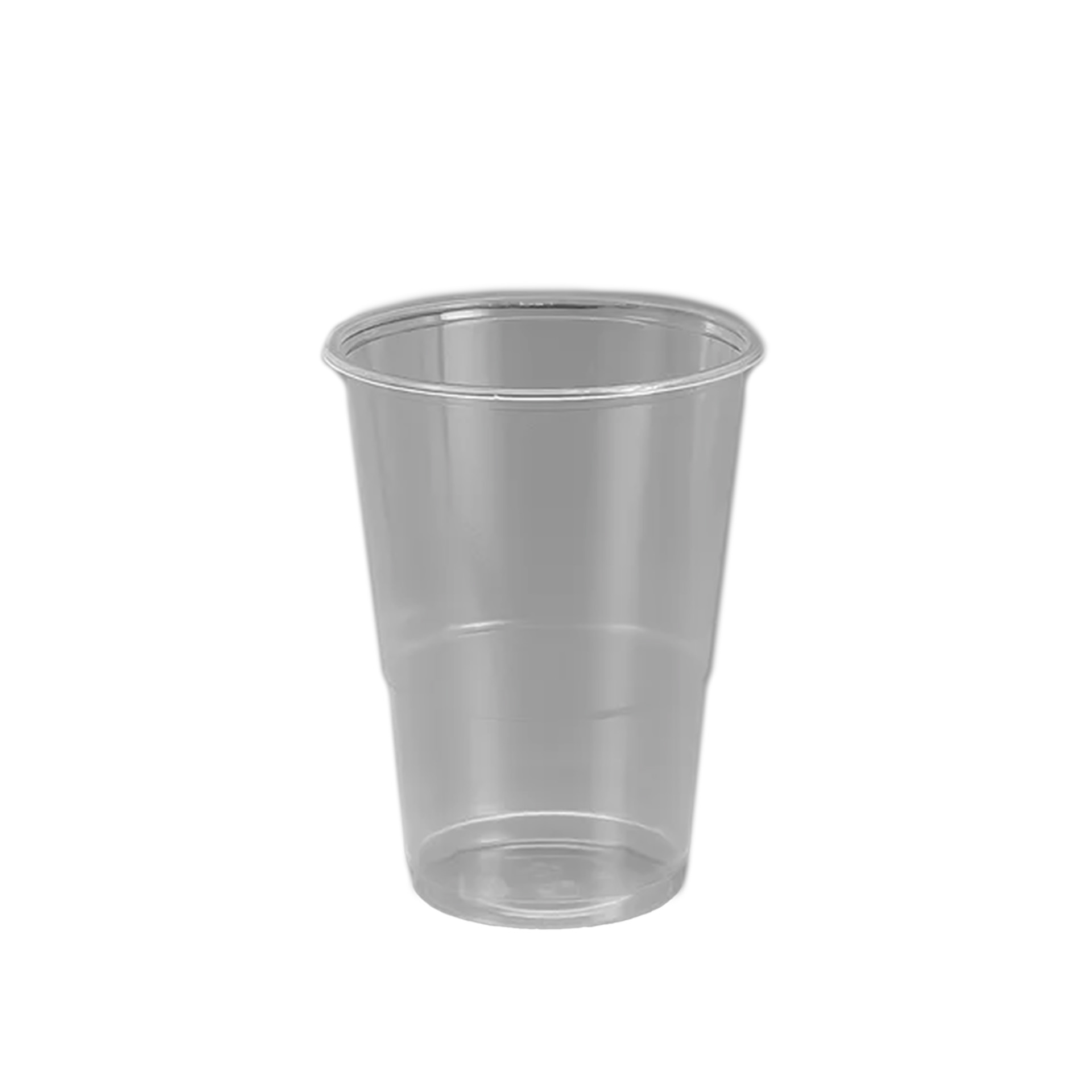 Copo Plástico Reutilizável Incolor 500ml 9.5X6.3X12.5cm Pack 25