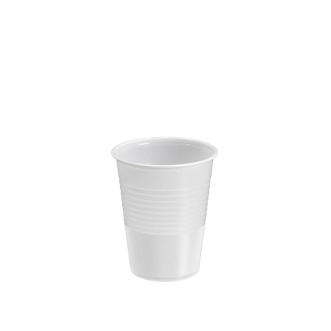 Copo Plástico Reutilizável Branco 200ml 7X4.5X9cm Pack 25 - Image product