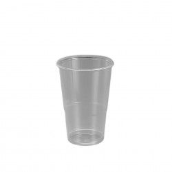 Copo Plstico Reutilizvel Incolor 350ml 8.3X5X10.9cm Pack 50
