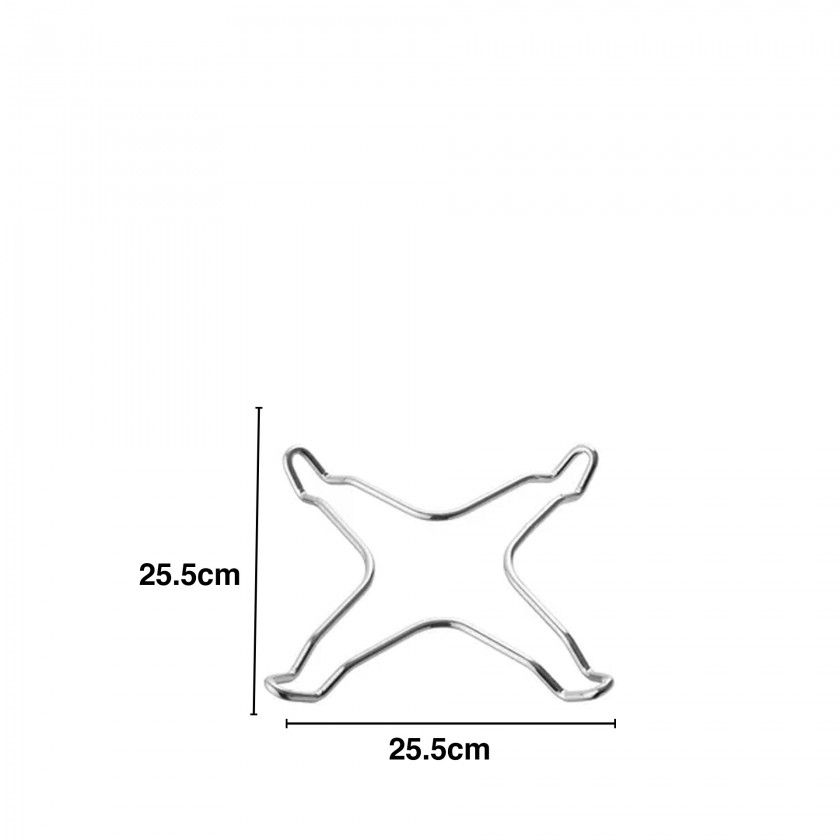 Adaptador / Suporte Panelas Cromado 25.5X25.5cm
