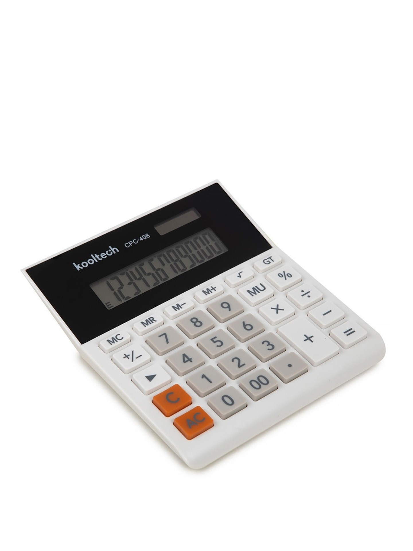 Calculadora Kooltech 12 Dígitos Branca 13X14X2cm