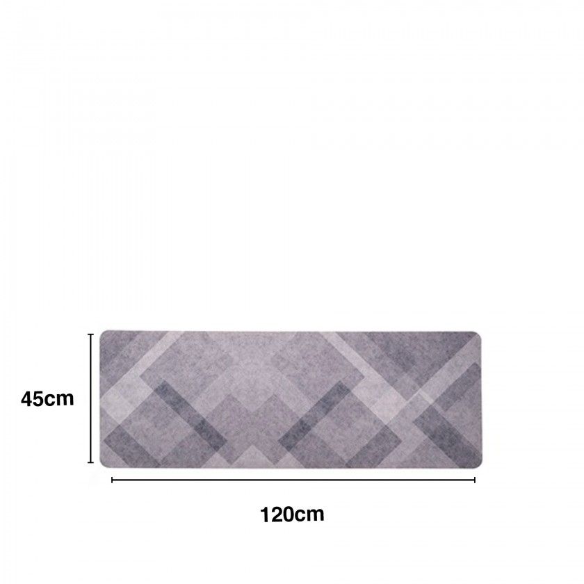 Tapete Cozinha Losangos Cinzento 45X120cm Tapete Cozinha Losangos Cinzento 45X120cm