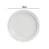 Prato Europa Raso Branco 25cm Prato Europa Raso Branco 25cm