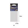 Barra Silicone Redonda Incolor 7X100mm Pack 6 Barra Silicone Redonda Incolor 7X100mm Pack 6