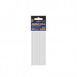 Barra Silicone Redonda Branca 7X180mm Pack 6