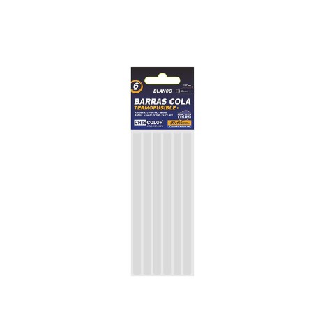 Barra Silicone Redonda Branca 7X180mm Pack 6 - Image product