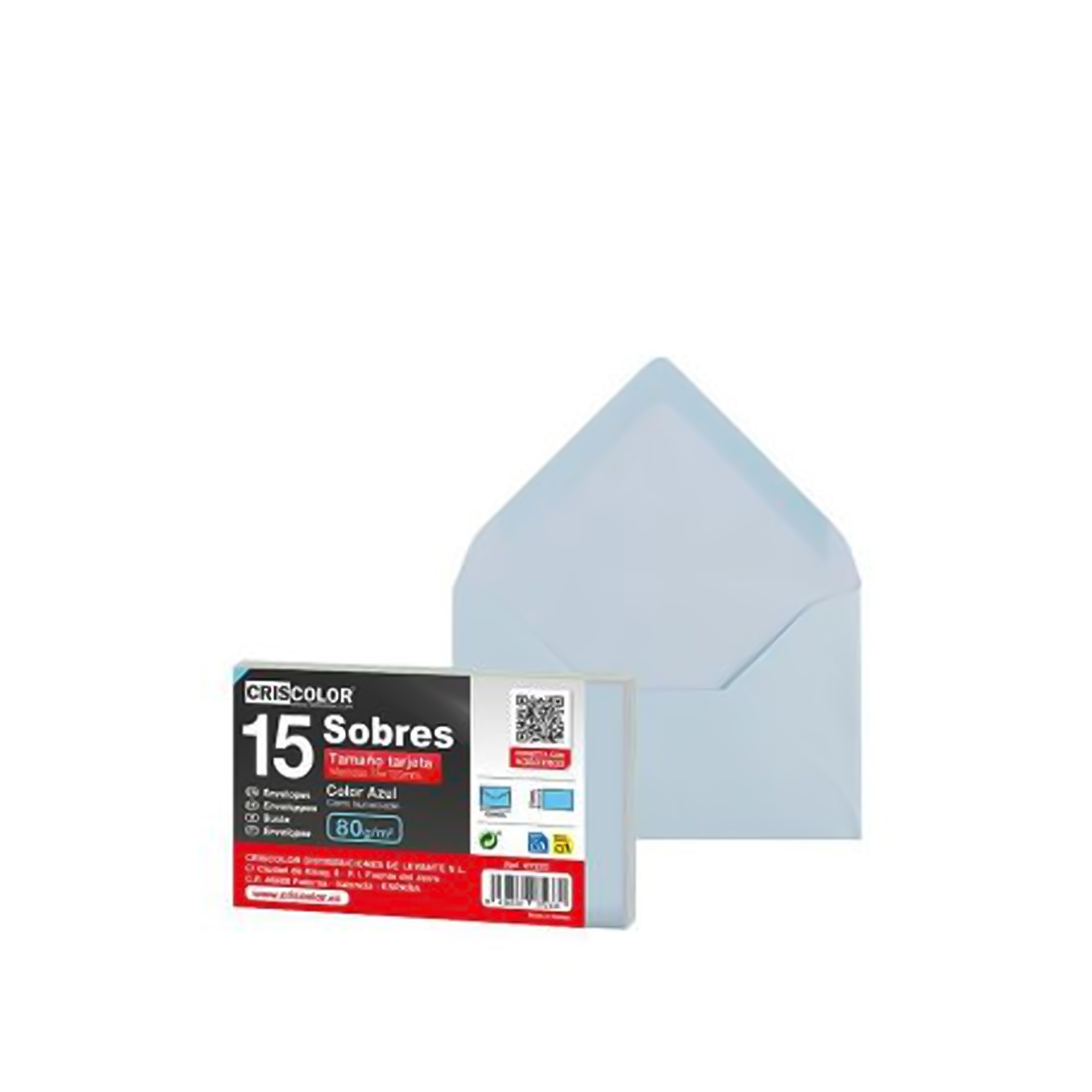 Envelope 7.5X12cm Pack 15