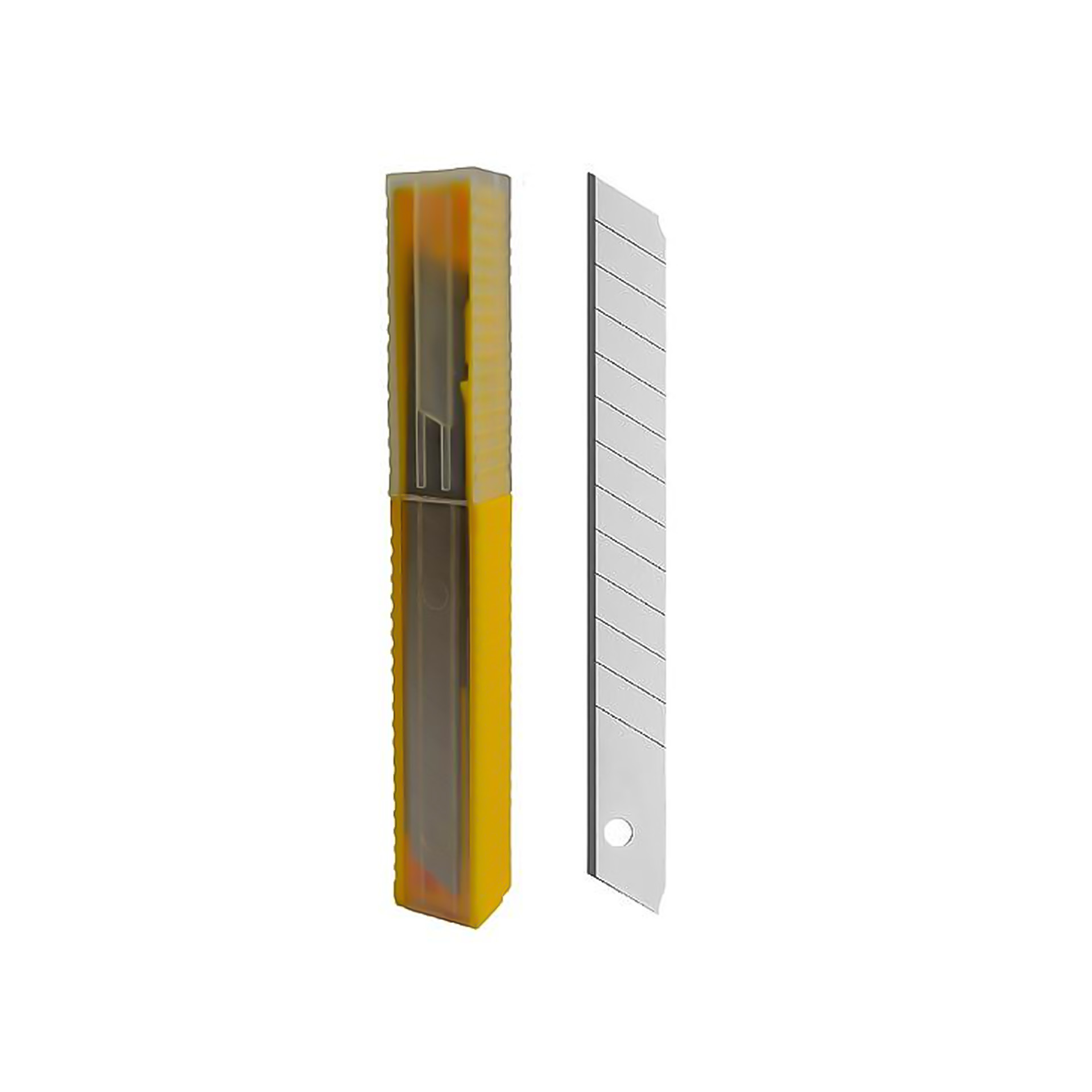Lâminas X-Ato Metal Cinzento 9mm Pack 10