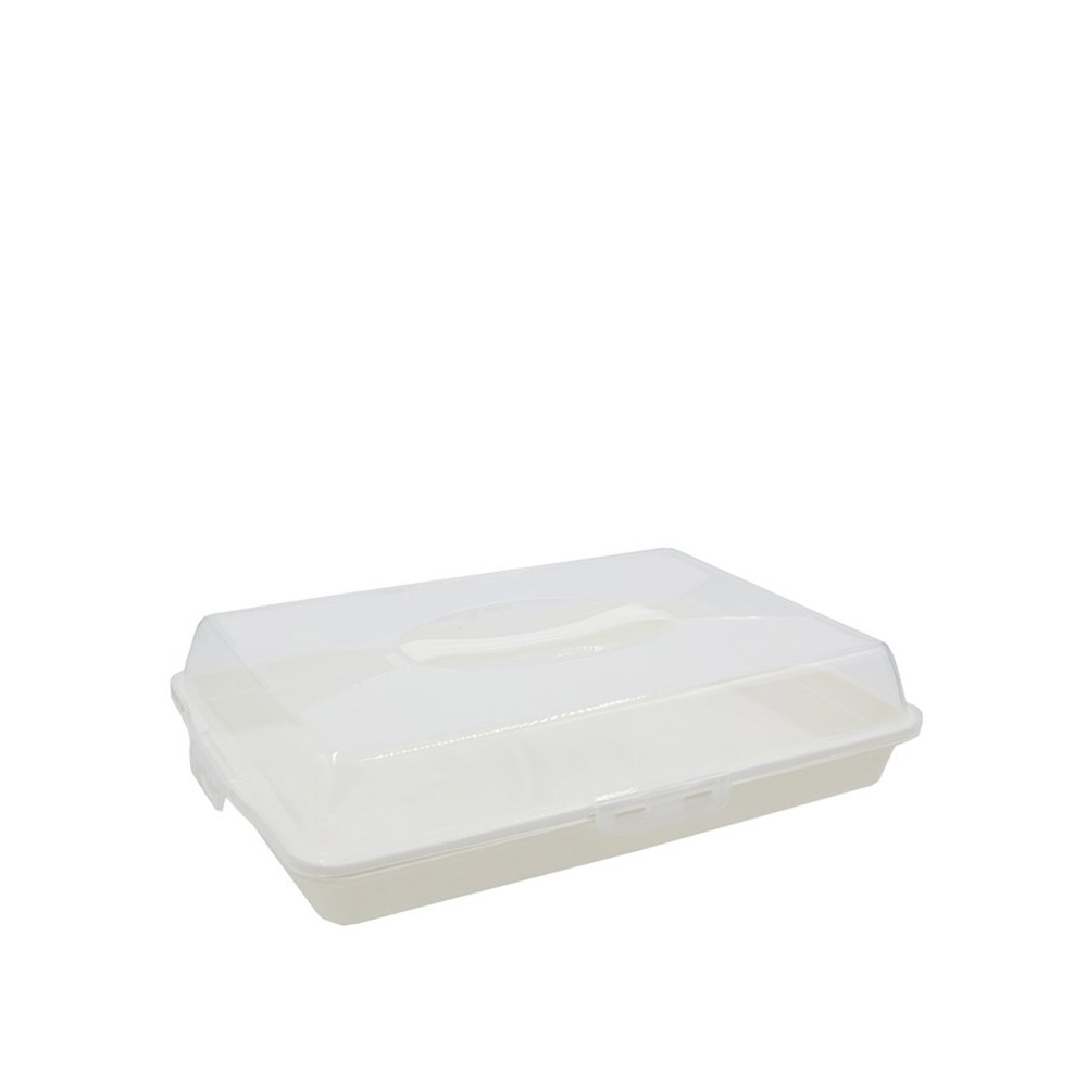 Boleira Pl�stica com Tampa Retangular 44X30X10cm