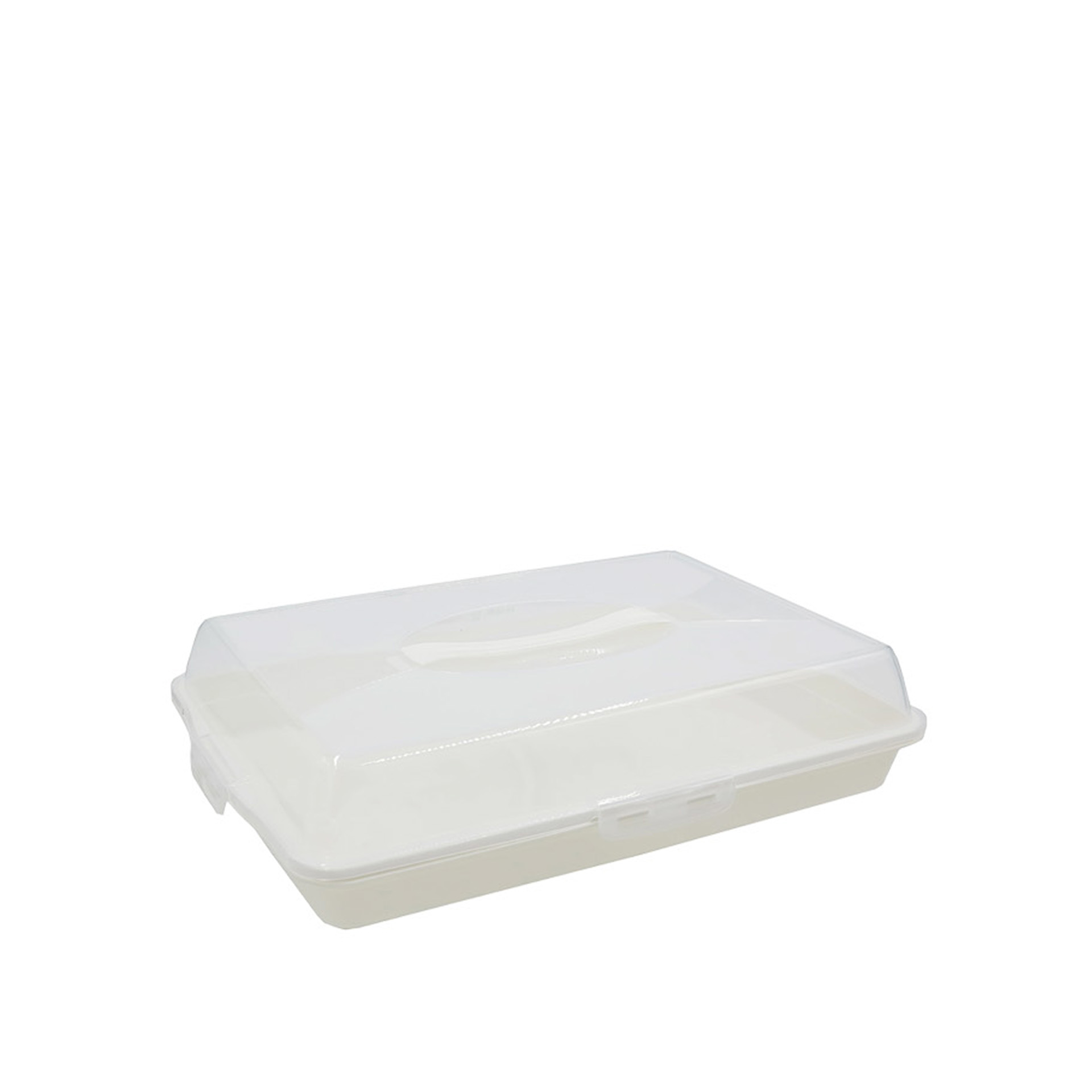 Boleira Plástica com Tampa Retangular 44X30X10cm