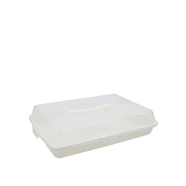 Boleira Pl�stica com Tampa Retangular 44X30X10cm