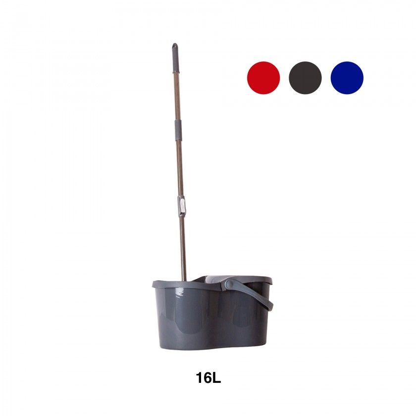 Balde com Esfregona Giratria 360° 16L