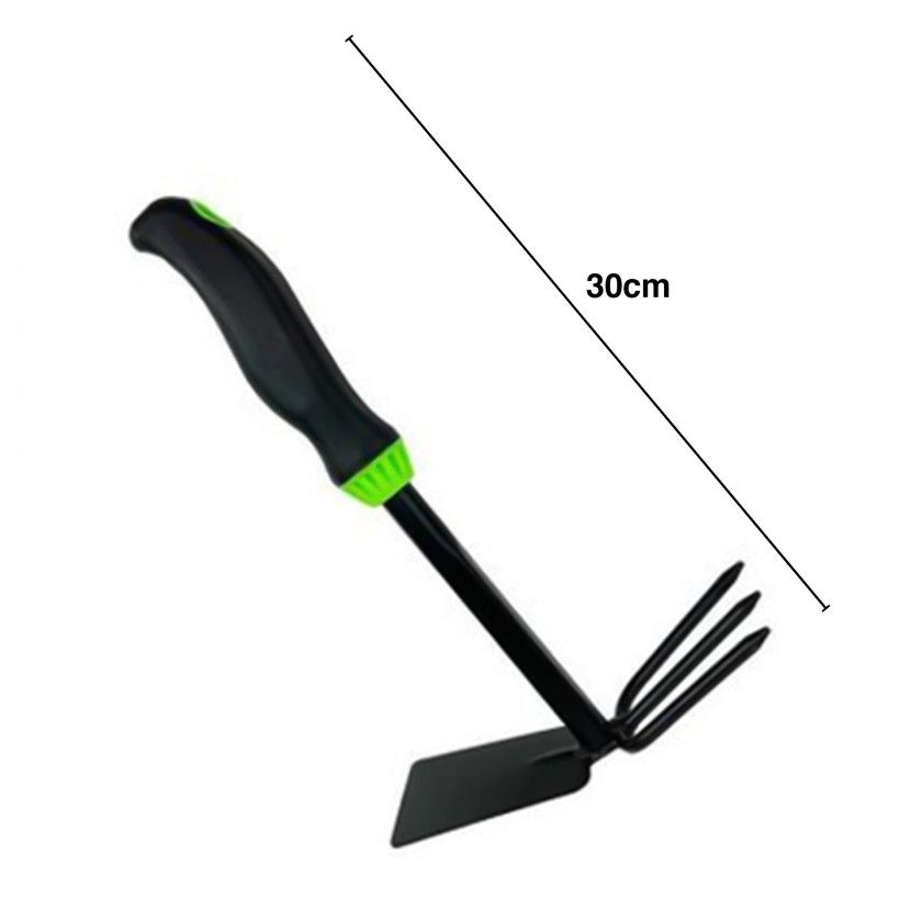 Utensílio Jardim Enxada 3 Dentes 30cm Utensílio Jardim Enxada 3 Dentes 30cm