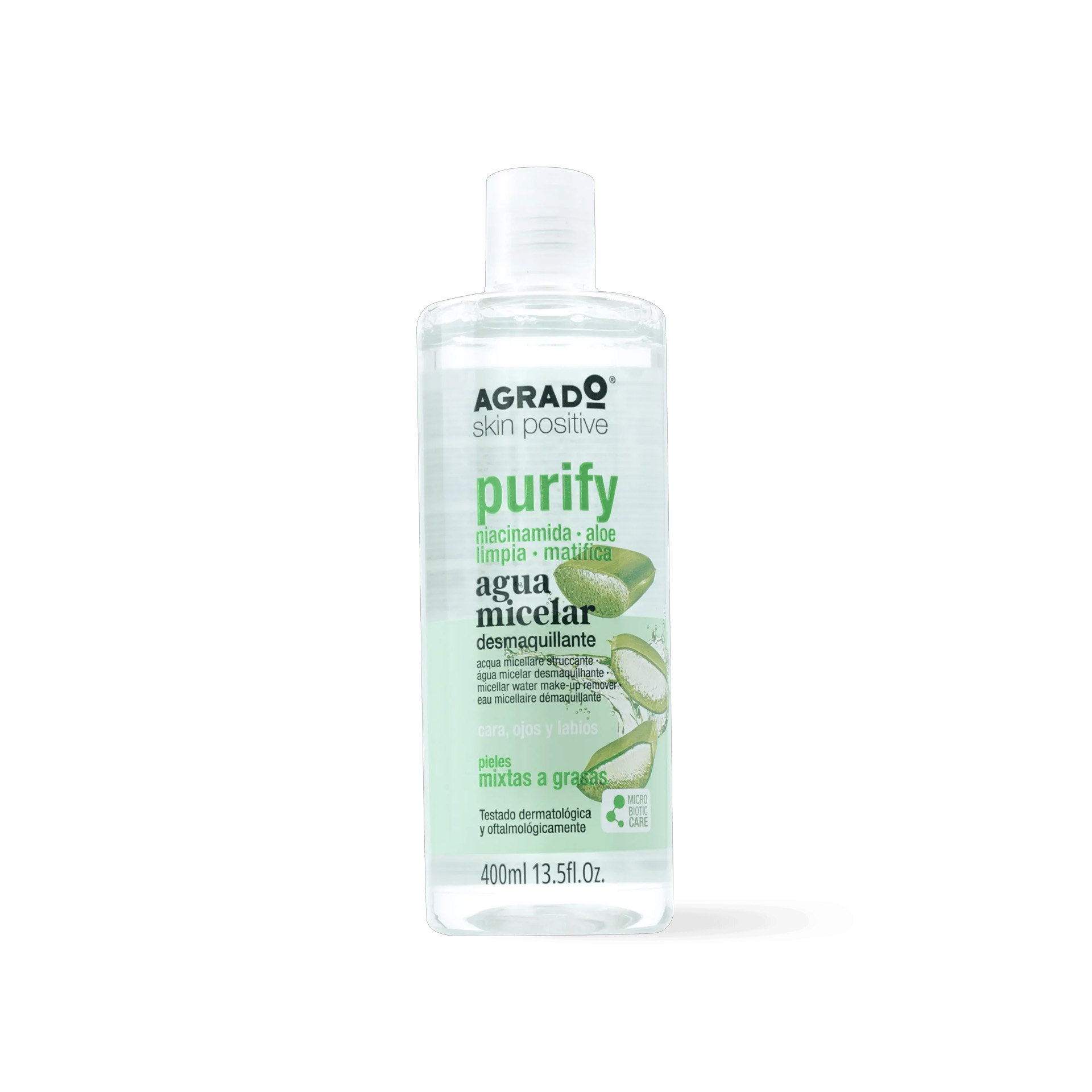 Água Micelar Desmaquilhante Purify 400ml