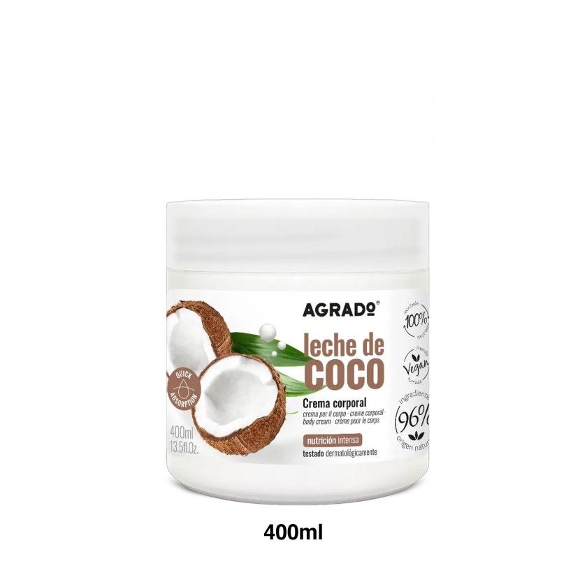 Creme Corporal Leite Coco 400ml