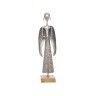 Anjo Decorativo Metal Prateado Anjo Decorativo Metal Prateado