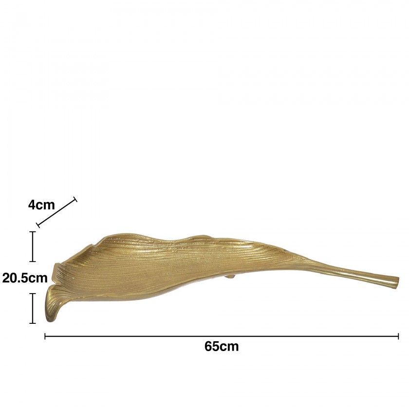 Folha Alumínio Dourado 65X20.5X4cm Folha Alumínio Dourado 65X20.5X4cm