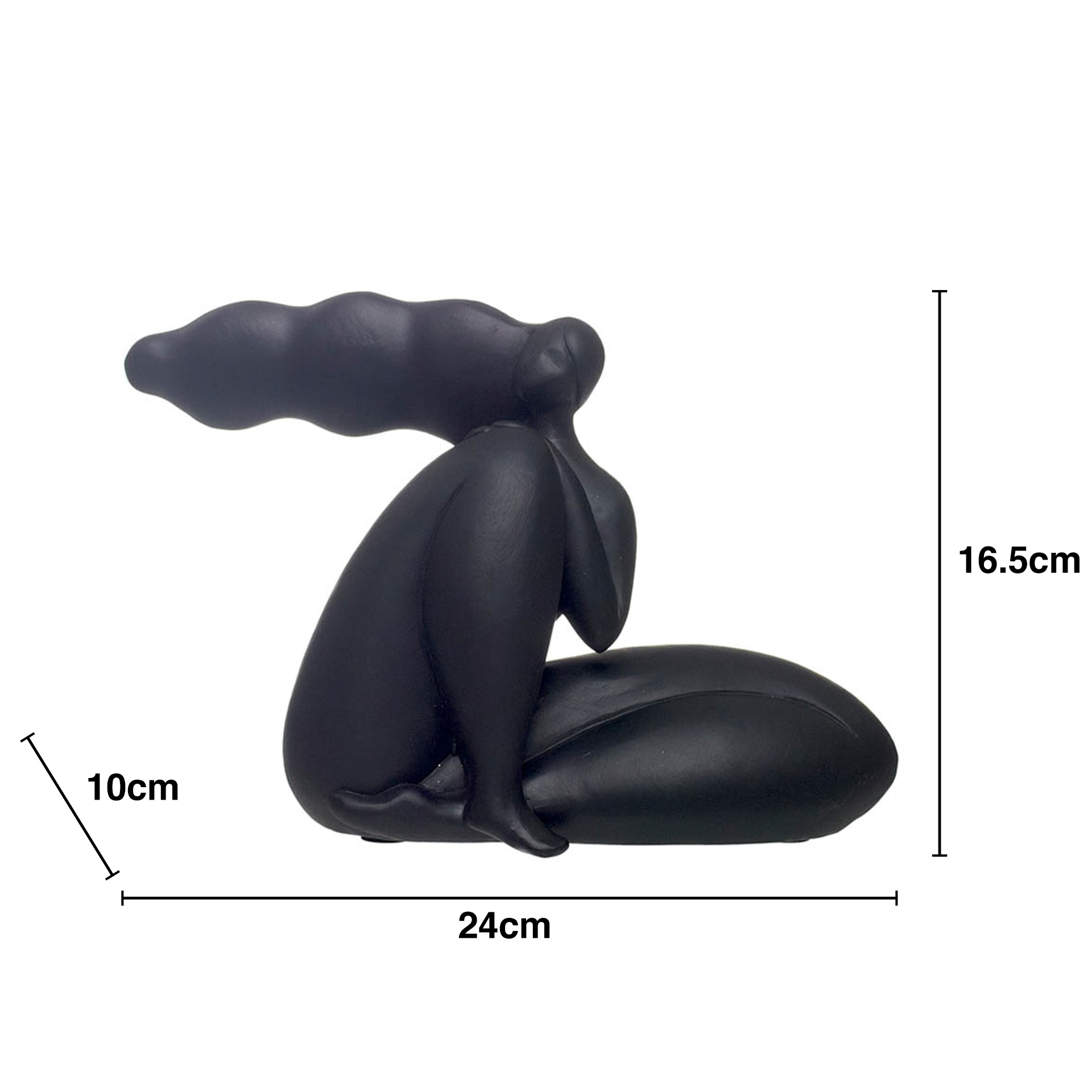 Estátua Poliresina Mulher 24X10X16.5cm