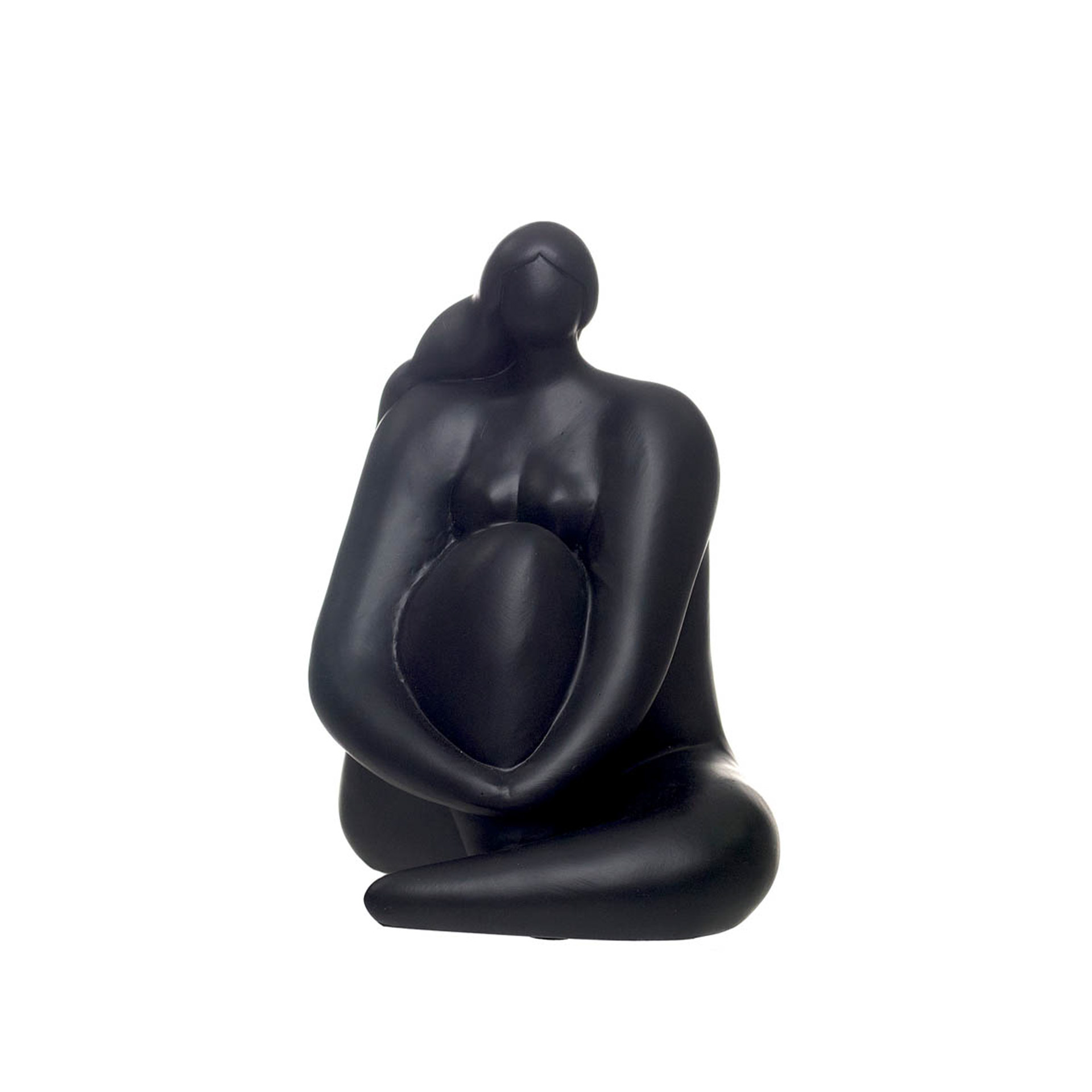 Estátua Poliresina Mulher 18.5X16X22.5cm