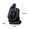 Estátua Poliresina Mulher 18.5X16X22.5cm Estátua Poliresina Mulher 18.5X16X22.5cm
