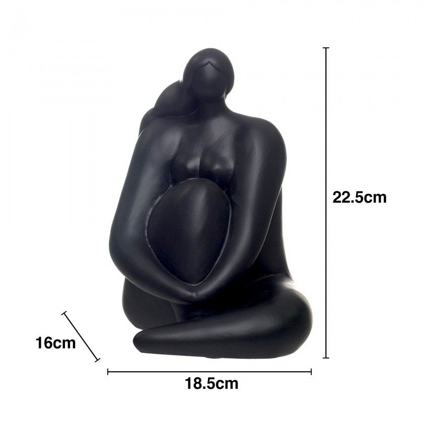 Est�tua Poliresina Mulher 18.5X16X22.5cm