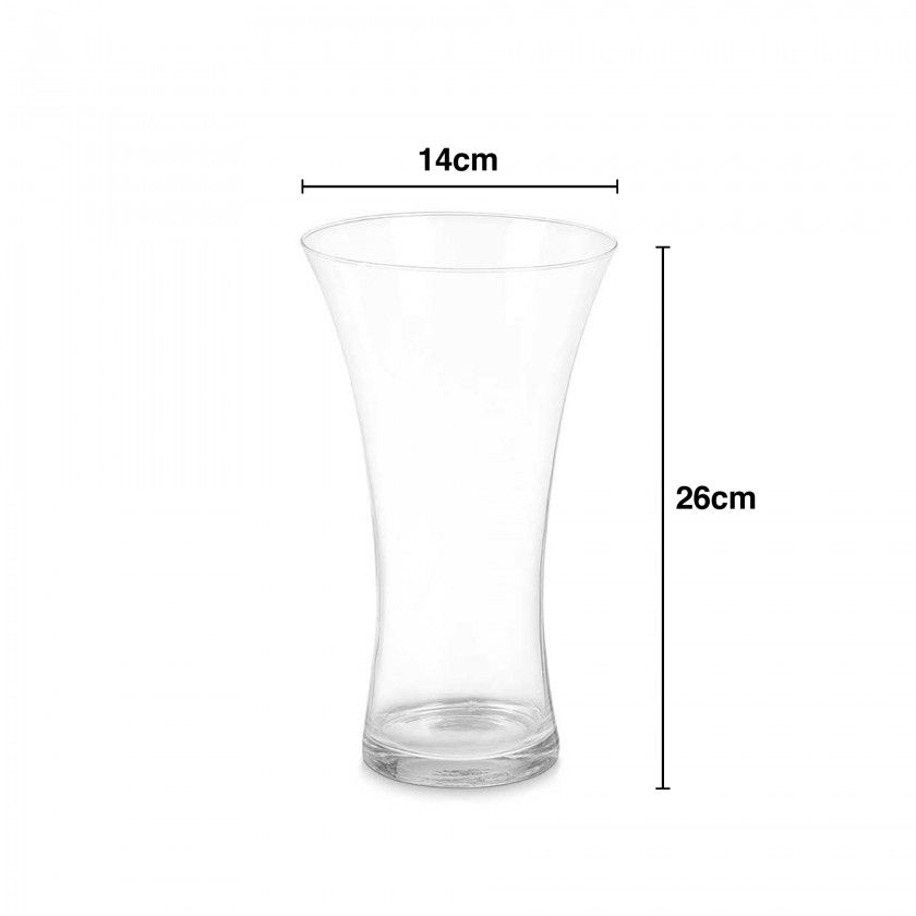 Jarra Vidro Redonda 14X26cm