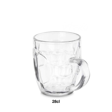 Caneca Cerveja 280ml 7.5X11X9.5cm Pack 6