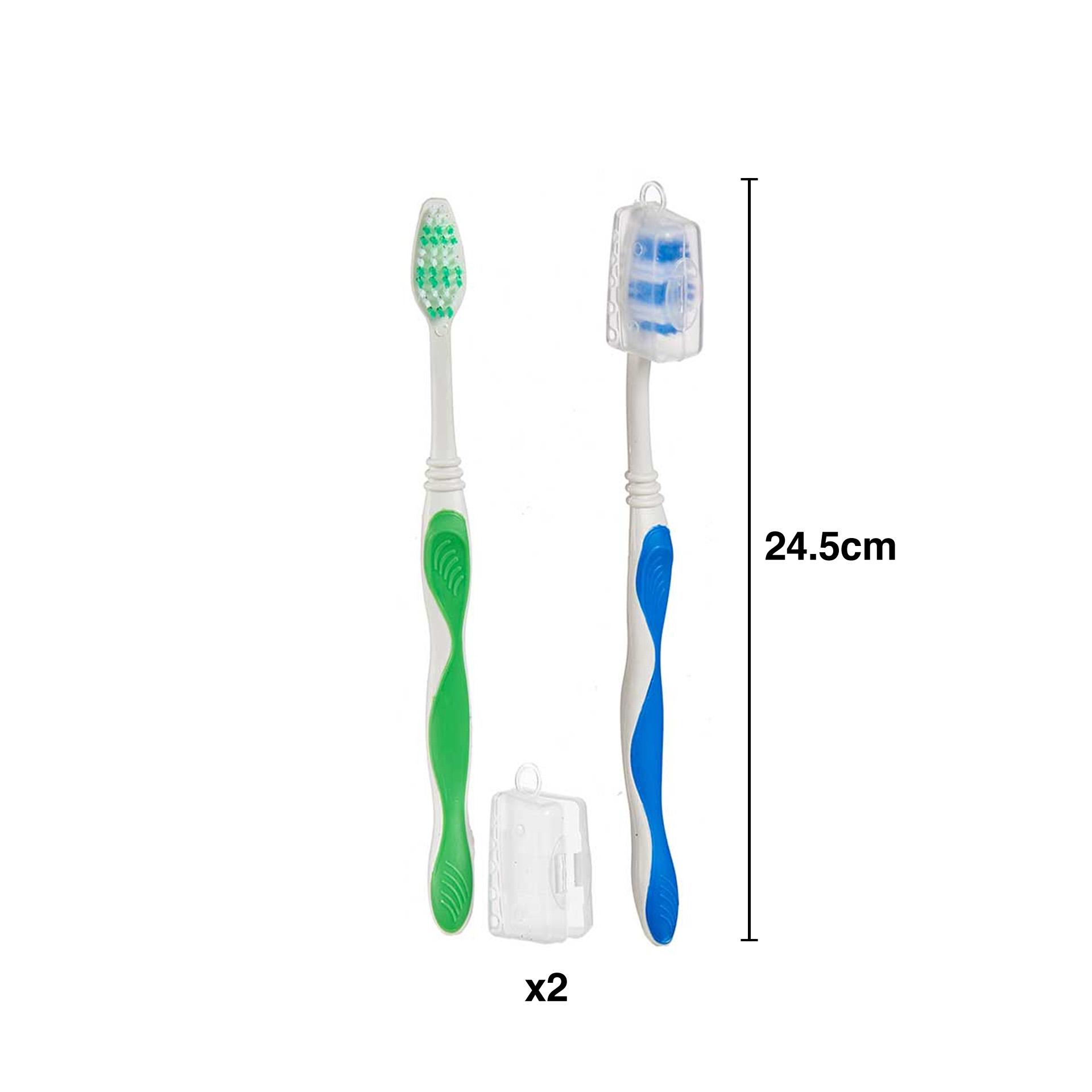 Escova Dentes 24.5cm Pack 2