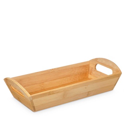 Tabuleiro Bambu com Pegas 29.5X13.5X7.5cm - Image product