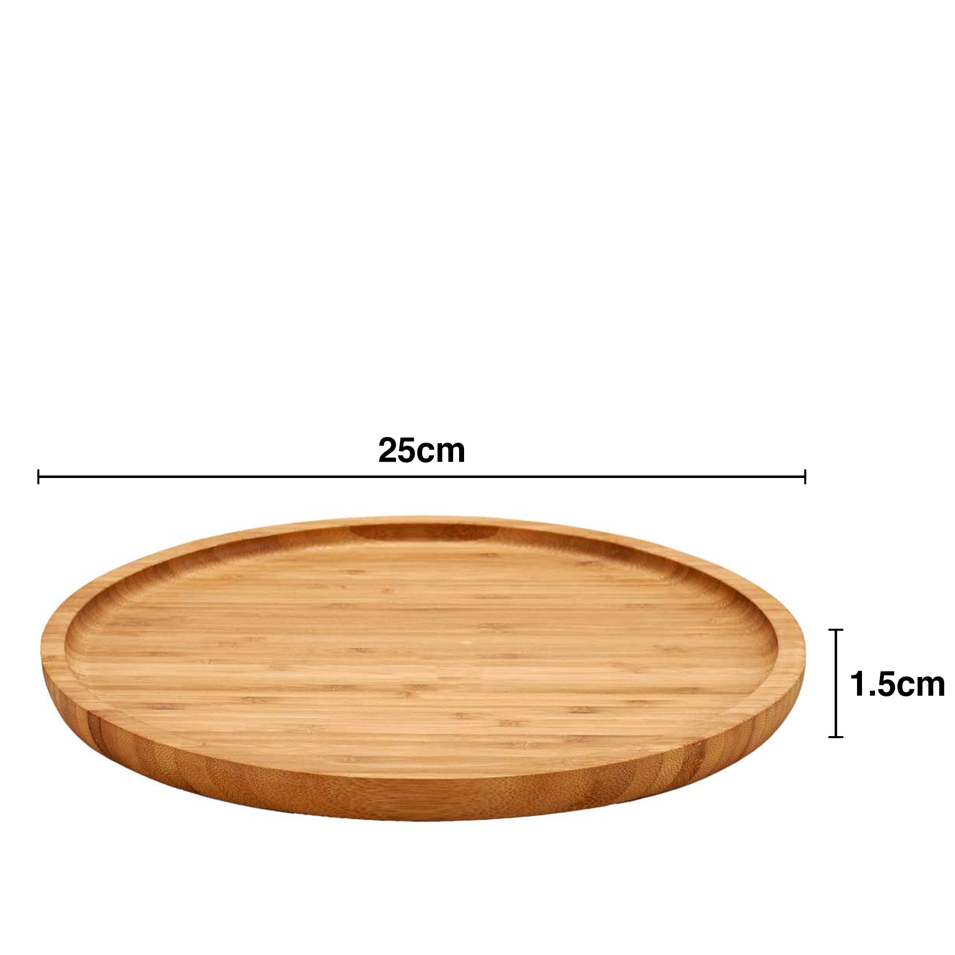 Tábua Aperitivo Bambu Redondo