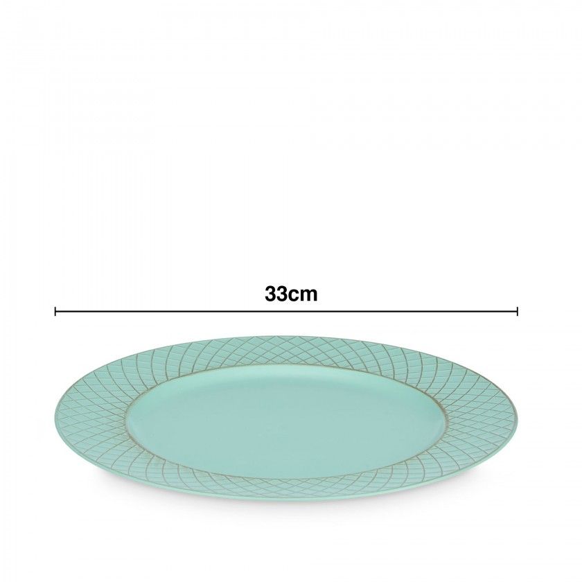 Prato Marcador Diamante Redondo 33cm Prato Marcador Diamante Redondo 33cm