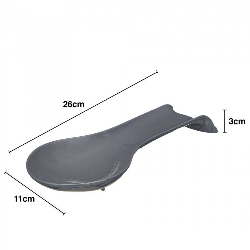 Suporte Colher Plástico Cor Sortida 26X11X3cm Suporte Colher Plástico Cor Sortida 26X11X3cm