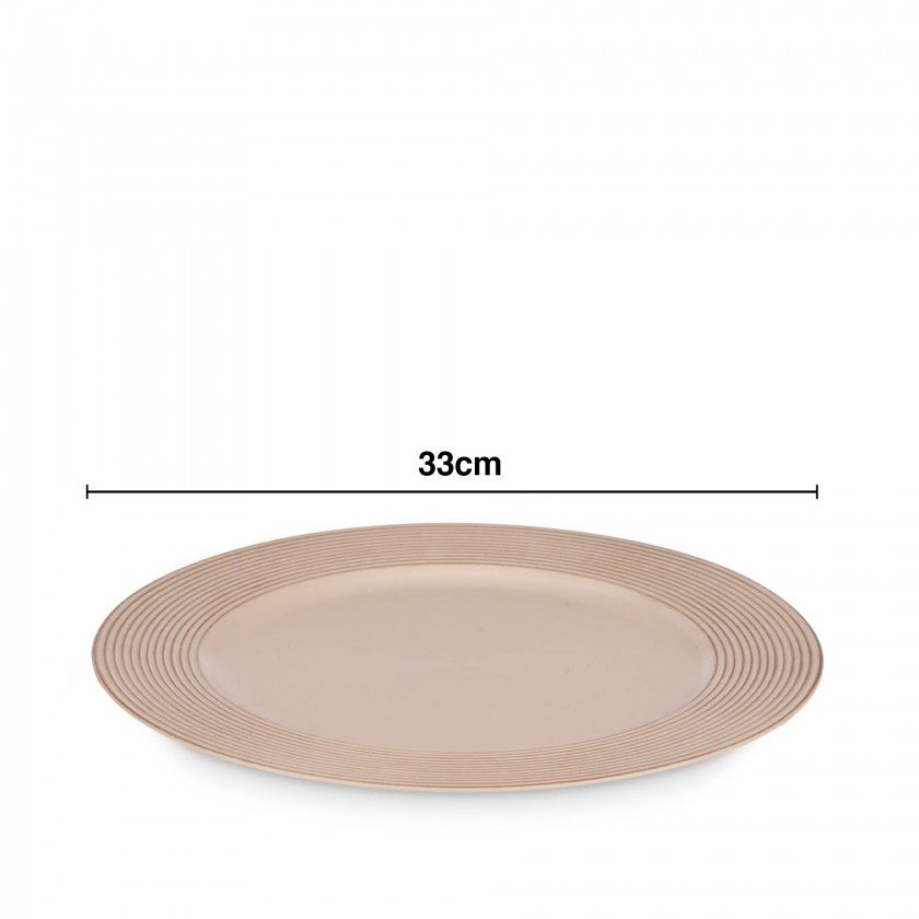 Prato Marcador Circulos Redondo 33cm Prato Marcador Circulos Redondo 33cm