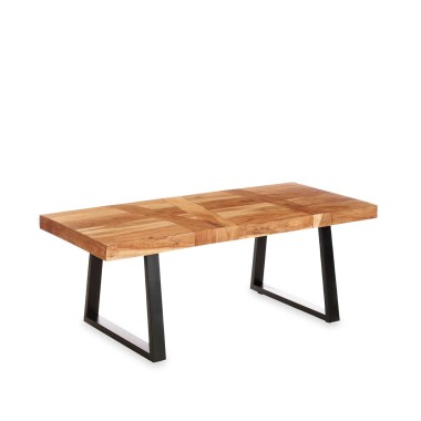 Mesa Madeira Acácia 120X60X48cm