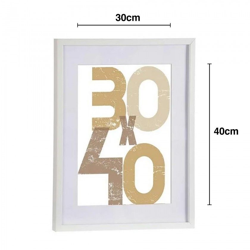 Moldura Madeira 30X40cm