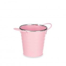 Vaso Metal Fio Prata Redondo Cor Sortida 11X16X11cm