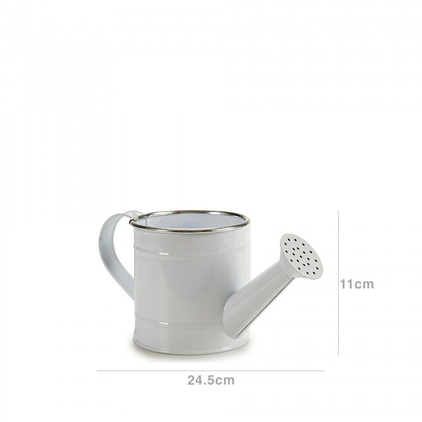 Regador Metal Fio Prata 750ml 11X24.5X11cm Regador Metal Fio Prata 750ml 11X24.5X11cm