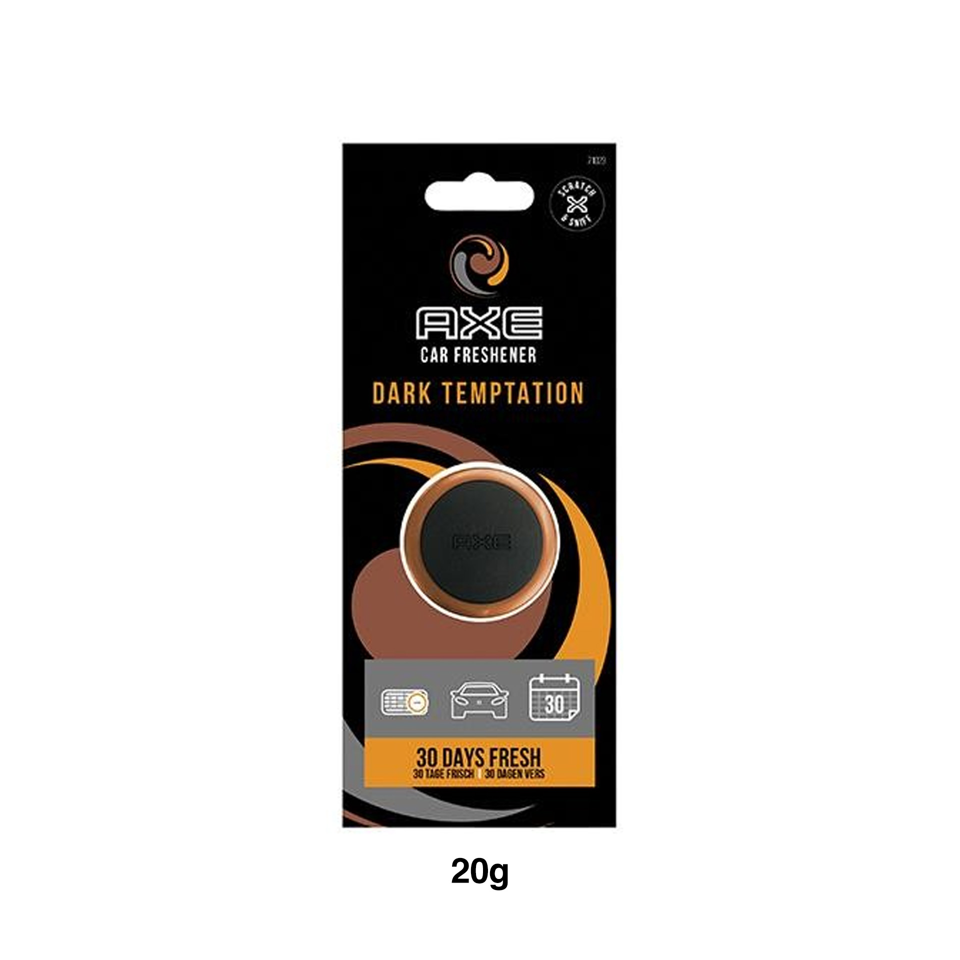 Ambientador Carro Axe Mini Dark Temptation 20gr