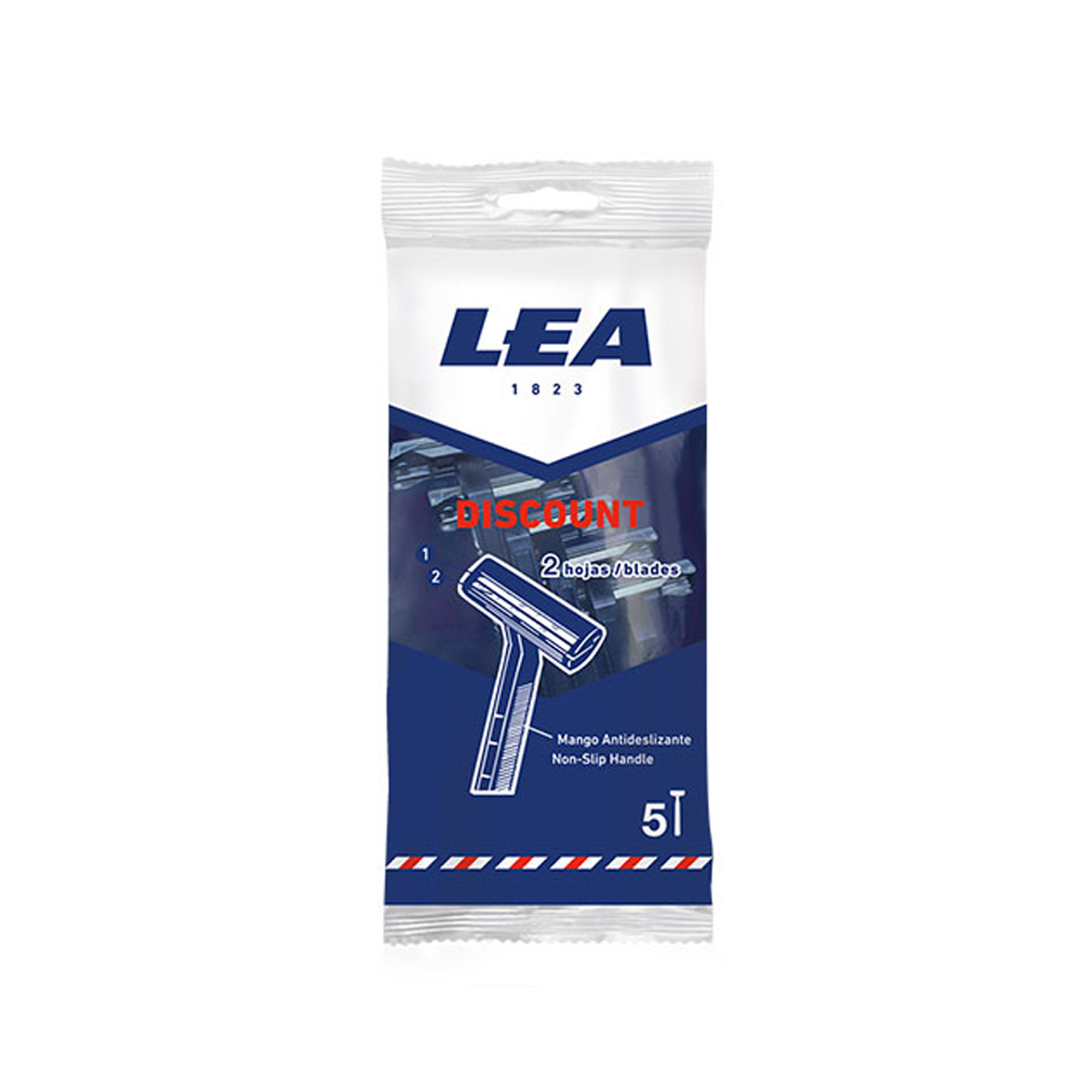Lâmina Barbear Descartável Lea Discount Pack 5