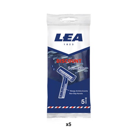 L�mina Barbear Descart�vel Lea Discount Pack 5 - Image product