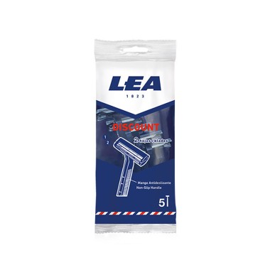 L�mina Barbear Descart�vel Lea Discount Pack 5