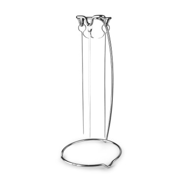 Suporte 3 Espetadas Inox Redondo 23X50cm