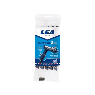 Lâmina Barbear Descartável Lea Emerging 2 Pack 10