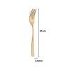 Garfo Inox Stuttgart Gold Mesa 2.5mmX21cm Garfo Inox Stuttgart Gold Mesa 2.5mmX21cm